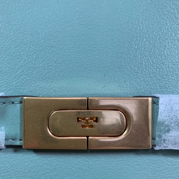 NEW Tory Burch Lee Radziwill Double Small Rivulet Leather Shoulder Bag/Satchel - Picture 11 of 14